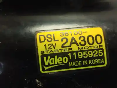 Peça sobressalente para automóvel em segunda mão motor de arranque por kia cee'd fastback (ed) 1.6 crdi 115 referências oem iam 361002a100  