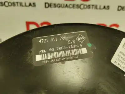 Автозапчастина б/у гальмівний серво для renault clio iii 20 aniversario посилання на oem iam 472101170r  