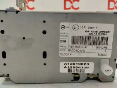 Pezzo di ricambio per auto di seconda mano impianto audio / radio cd per ford focus lim. business riferimenti oem iam f1bt18c815gh  