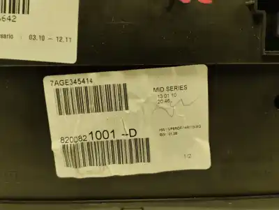 Peça sobressalente para automóvel em segunda mão quadrante por renault clio iii 20 aniversario referências oem iam 8200821001d  