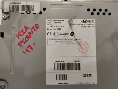 Автозапчасти б/у аудиосистема / радио cd за kia picanto (ja) x line ссылки oem iam 96150g6280asb  