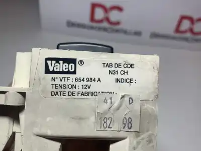 Peça sobressalente para automóvel em segunda mão comando de sofagem (chauffage / ar condicionado)  por citroen berlingo 1.9 d multispace referências oem iam 654984a  