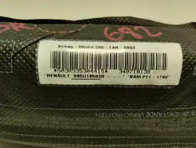 Second-hand car spare part front right side airbag for renault clio iii exception oem iam references 985h18503r  