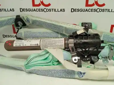 Second-hand car spare part front left curtain airbag for volkswagen passat b6 variant (3c5) 2.0 tdi 16v oem iam references 3c0880741d  