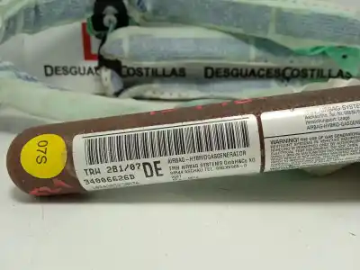 Peça sobressalente para automóvel em segunda mão airbag de cortina dianteiro esquerdo por volkswagen passat b6 variant (3c5) 2.0 tdi 16v referências oem iam 3c0880741d