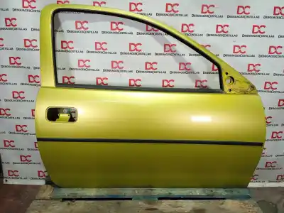 Peça sobressalente para automóvel em segunda mão porta dianteira direita por opel corsa b base referências oem iam 90484574  