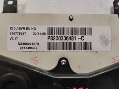 Автозапчасти б/у приборная доска за renault kangoo (f/kc0) authentique 4x4 ссылки oem iam 8200336481  