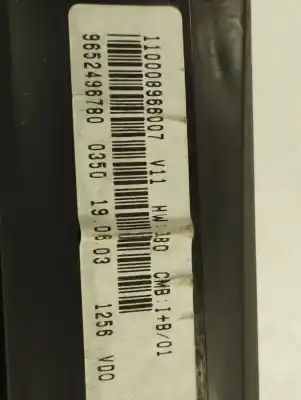 Автозапчастина б/у панель інструментів для citroen xsara picasso (n68) 2.0 hdi посилання на oem iam 965249780  