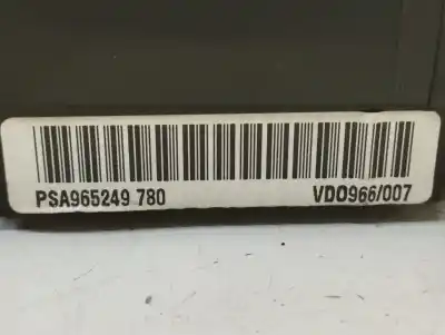 Автозапчастина б/у панель інструментів для citroen xsara picasso (n68) 2.0 hdi посилання на oem iam 965249780  