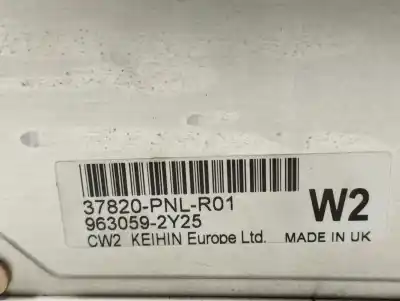 Peça sobressalente para automóvel em segunda mão centralina de motor uce por honda cr-v (rd8) es referências oem iam 37820pnlr01
