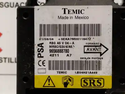 Peça sobressalente para automóvel em segunda mão centralina de airbag por citroen c2 x referências oem iam 9656888780
