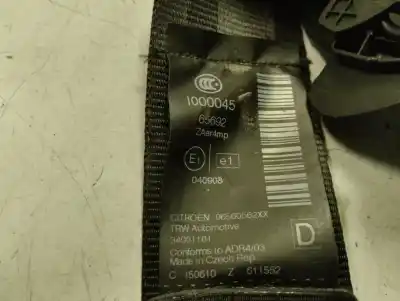 Peça sobressalente para automóvel em segunda mão cinto de segurança dianteiro direito por citroen c5 berlina millenium referências oem iam 96560562