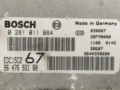 Автозапчастина б/у ебу контролер двигуна для citroen xsara picasso (n68) 2.0 hdi посилання на oem iam 9647693180  