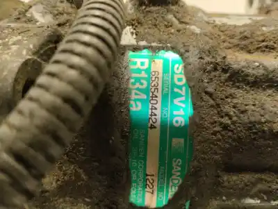 Second-hand car spare part air conditioning compressor for citroen jumpy 2.0 hdi sx caja cerrada acristalda (80kw) oem iam references sd7v161227  