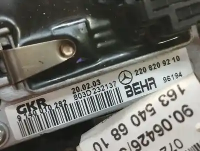 Автозапчастина б/у вентилятор опалення для mercedes-benz clase m (w163) 270 cdi (163.113) 163 cv / 120 kw посилання на oem iam a1638300308  