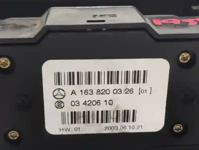Автозапчастина б/у управління склонами заднє ліво для mercedes-benz clase m (w163) 270 cdi (163.113) 163 cv / 120 kw посилання на oem iam a1638200326  