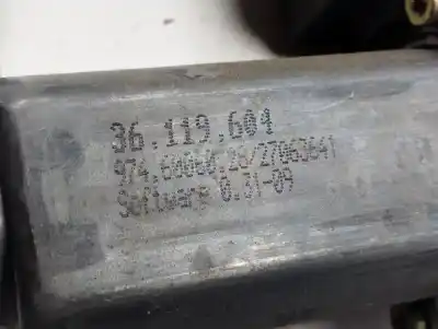 Second-hand car spare part passenger side right window regulator for citroen c2 vtr oem iam references 9641241280  