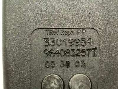 Peça sobressalente para automóvel em segunda mão cinto de segurança traseiro direito por citroen c2 vtr referências oem iam 9640832577  