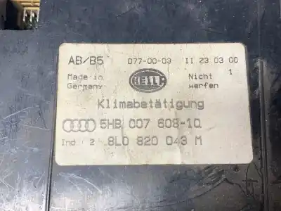 Автозапчастина б/у клімат-контроль для audi a3 (8l) 1.9 tdi посилання на oem iam 8l0820043m  5hb0076081q