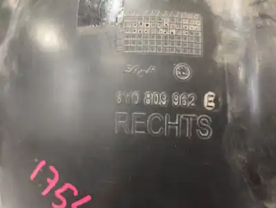 Автозапчастина б/у передня права колесна арка для skoda fabia (6y2/6y3) young line посилання на oem iam 6y809962  