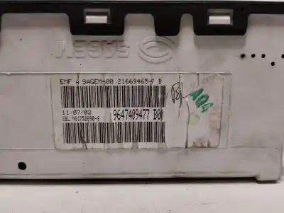Peça sobressalente para automóvel em segunda mão display gps / multimídia por citroen c3 1.6 16v hdi fap referências oem iam 9647409477  
