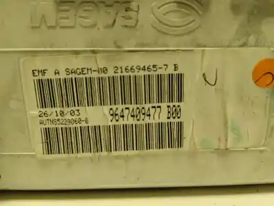 Peça sobressalente para automóvel em segunda mão display gps / multimídia por citroen c3 1.6 16v hdi fap referências oem iam 9647409477  