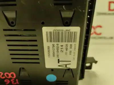 Peça sobressalente para automóvel em segunda mão display gps / multimídia por opel zafira b cosmo referências oem iam 13208089  