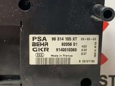 Second-hand car spare part CLIMATE CONTROL for CITROEN XSARA PICASSO (N68)  OEM IAM references 96314105XT 9140010369 9205601