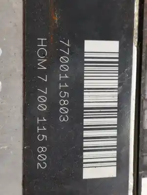Second-hand car spare part ecu engine control for renault kangoo (f/kc0) authentique oem iam references 7700115803  