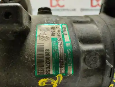 Peça sobressalente para automóvel em segunda mão compressor de ar condicionado a/a a/c por renault clio ii fase ii (b/cb0) authentique referências oem iam 8200037058