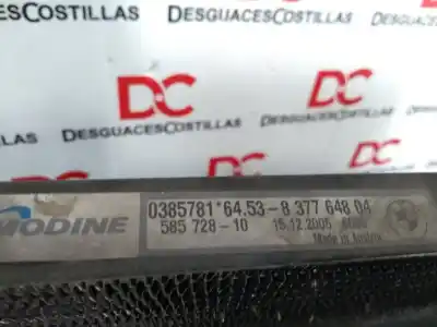 Peça sobressalente para automóvel em segunda mão condensador / radiador de ar condicionado por bmw x3 (e83) 2.0d referências oem iam 6453837764804 0385781 / 58572810 6453837764804