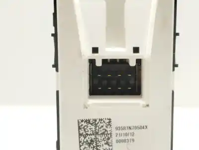 Peça sobressalente para automóvel em segunda mão botão / interruptor elevador vidro dianteiro direito por hyundai tucson style 2wd referências oem iam 93581n70504x
