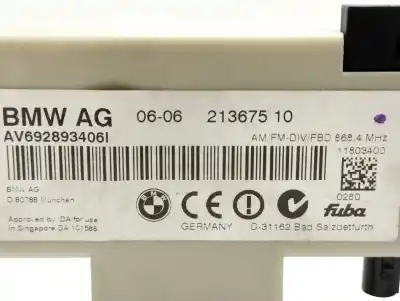 Second-hand car spare part electronic module for bmw serie 3 berlina (e90) 320i oem iam references 21367510  