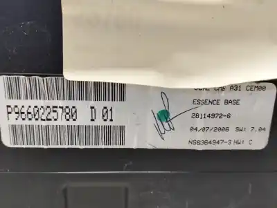 Peça sobressalente para automóvel em segunda mão quadrante por citroen c2 furio referências oem iam 9660225780  