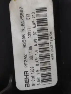 Peça sobressalente para automóvel em segunda mão motor de sofagem por citroen c4 berlina collection referências oem iam pf2a2  h1520