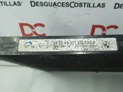 Peça sobressalente para automóvel em segunda mão condensador / radiador de ar condicionado por bmw serie 3 berlina (e46) 320d referências oem iam 64538377648