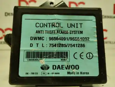 Peça sobressalente para automóvel em segunda mão módulo eletrônico por daewoo matiz cd referências oem iam 96564091  