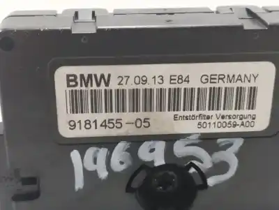 Peça sobressalente para automóvel em segunda mão módulo eletrônico por bmw x1 (e84) sdrive 18d referências oem iam 918145505  