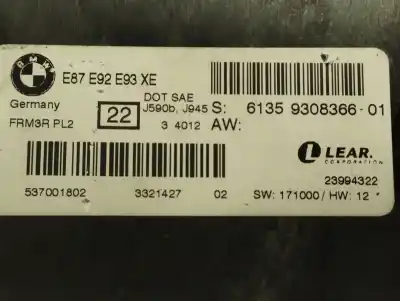 Second-hand car spare part electronic module for bmw x1 (e84) sdrive 18d oem iam references 537001802  