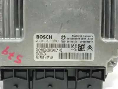 Second-hand car spare part ecu engine control for peugeot 407 st confort oem iam references 9658945280  0281011633 / 9653958980 / 1039s09917 / edc16c34 / 658