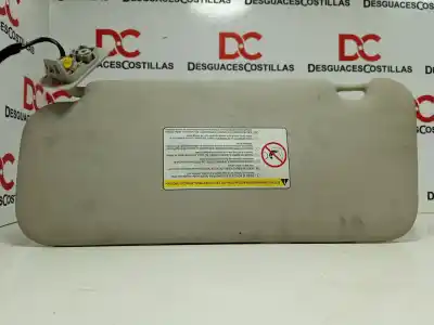 Peça sobressalente para automóvel em segunda mão para-sol direito por citroen c5 berlina premier referências oem iam 7416h4