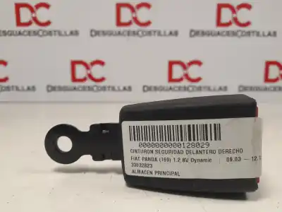 Pezzo di ricambio per auto di seconda mano cintura di sicurezza anteriore destra per fiat panda (169) 1.2 8v dynamic riferimenti oem iam 33032823
