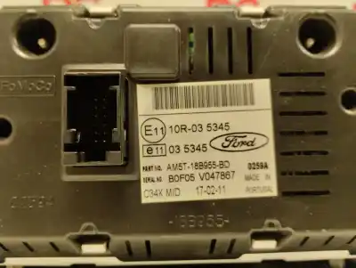 Second-hand car spare part multifunction display for ford focus lim. (cb8) trend oem iam references am5t18b955bd  