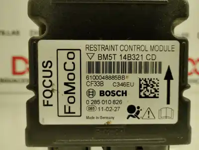 Peça sobressalente para automóvel em segunda mão centralina de airbag por ford focus lim. (cb8) trend referências oem iam bm5t14b321cd  