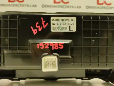 Peça sobressalente para automóvel em segunda mão COMANDO DE SOFAGEM (CHAUFFAGE / AR CONDICIONADO) por TOYOTA AURIS  Referências OEM IAM 7M1861101E2VA  
