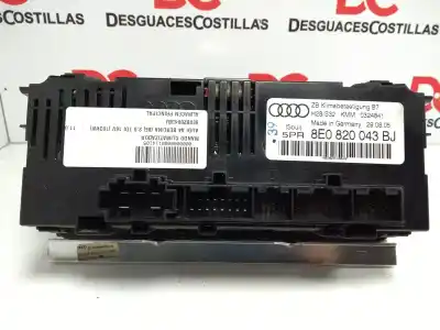 Peça sobressalente para automóvel em segunda mão comando de sofagem (chauffage / ar condicionado) por audi a4 berlina (8e) 2.0 tdi 16v (103kw) referências oem iam 8e0820043bj