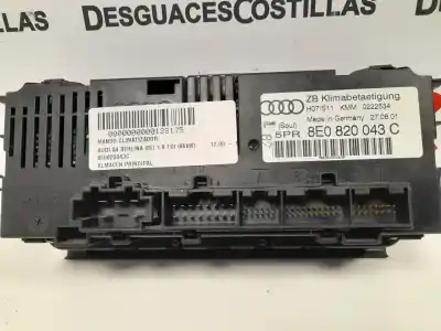 Pezzo di ricambio per auto di seconda mano CONTROLLO CLIMATICO per AUDI A4 BERLINA (8E)  Riferimenti OEM IAM 8E0820043C  0222534