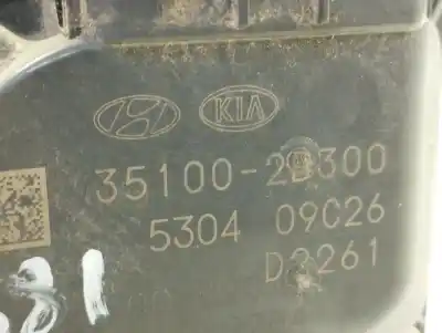 Автозапчастина б/у коробка метелика для hyundai tucson (tl, tle) 1.6 gdi посилання на oem iam 351002b300  