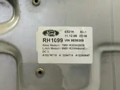Автозапчасти б/у РЕГУЛЯТОР СТЕКЛА ПЕРЕДНЕГО ПРАВОГО за FORD KUGA (CBV)  ссылки OEM IAM 7M51R203A28DB  