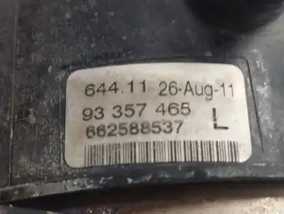 Peça sobressalente para automóvel em segunda mão Farol / Projetor De Nevoeiro Esquerdo por OPEL ZAFIRA B Cosmo Referências OEM IAM 93357465  